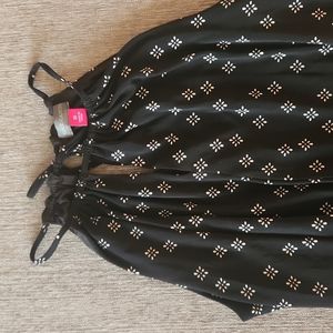 Vince Camuto black and white dress